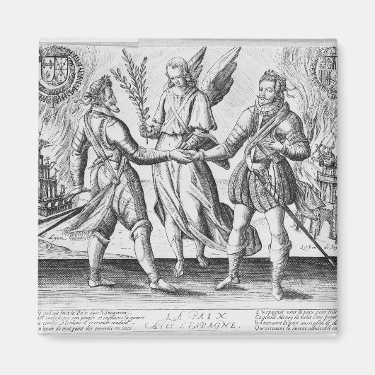 スペインとの平和 マグネット (正面)