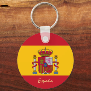 スペインとスペインの国旗のファッション、旅行/スポーツファン キーホルダー