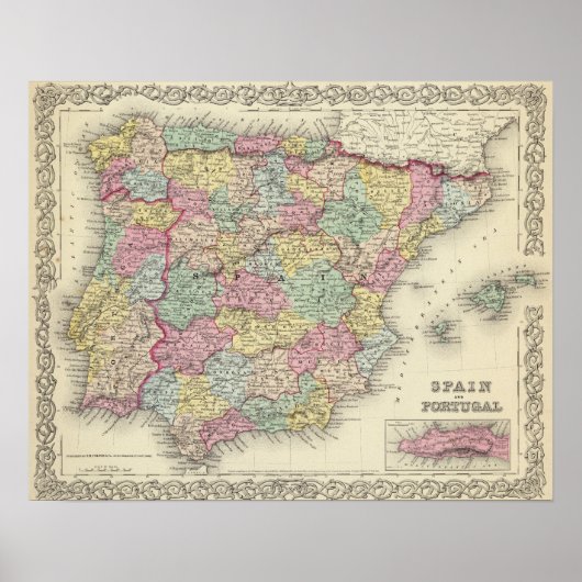 スペインとポルトガル3 ポスター (正面)