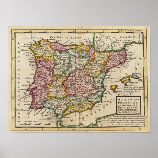 スペインとポルトガル6 ポスター (正面)