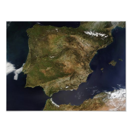 スペインとポルトガル フォトプリント            (正面)