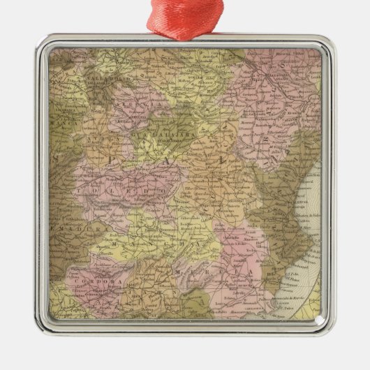 スペインとポルトガル メタルオーナメント (正面)