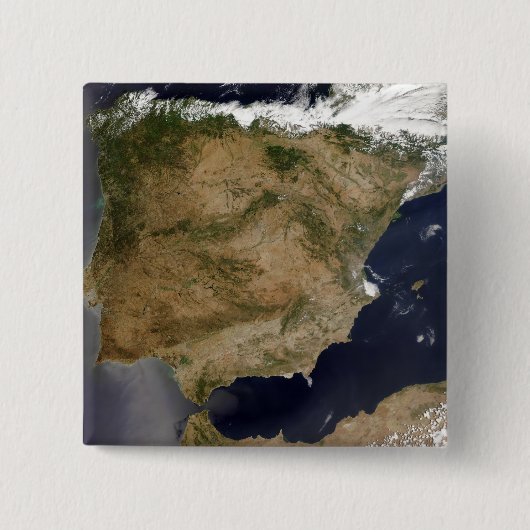 スペインとポルトガル 缶バッジ (正面)