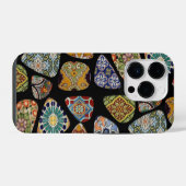 スペインとメキシコのタイルモザイク iPhoneケース (裏面横)