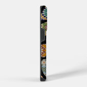 スペインとメキシコのタイルモザイク iPhoneケース (右側面)
