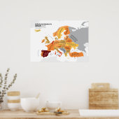 スペインによればヨーロッパ ポスター (キッチン)