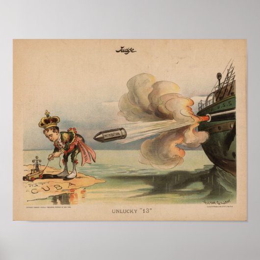 スペインに対する報復 ポスター (正面)