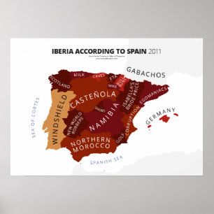スペインに従うイベリア ポスター