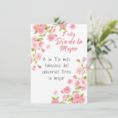 -スペインのおばさんハッピーウィメンズデイカード シーズンカード (スタンド正面)