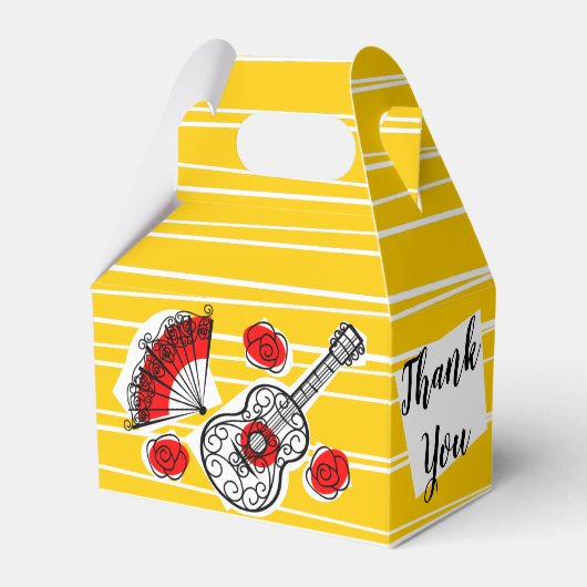 スペインのお土産お願い箱 フェイバーボックス (正面サイド)