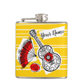 スペインのお土産の名前 フラスク (正面)