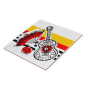 スペインのお土産クラシックストライプ品 タイル (側面)