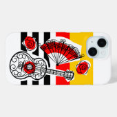 スペインのお土産クラシックストライプ品iPhoneケース Case-Mate iPhoneケース (裏面 (横))