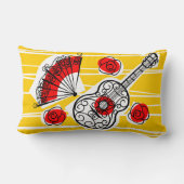 スペインのお土産グループ装飾用クッションの塊 ランバークッション (裏面)