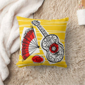 スペインのお土産グループ赤角広場 クッション (ブランケット)