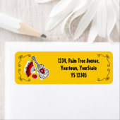 スペインのお土産コーナー差出人住所ラベル ラベル (インサイチュ)