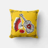 スペインのお土産コーナー枕スクエア クッション (正面)