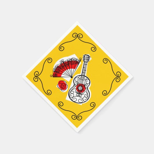 スペインのお土産コーナー紙ナプキン スタンダードカクテルナプキン (角)