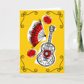 スペインのお土産コーナー縦グリーティングカード カード (正面)