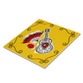 スペインのお土産コーナー陶芸瓦 タイル (側面)