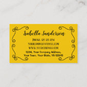 スペインのお土産コーナー 名刺 (裏面)