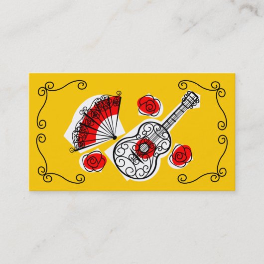 スペインのお土産コーナー 名刺 (正面)