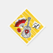 スペインのお土産50歳紙ナプキン スタンダードカクテルナプキン (角)