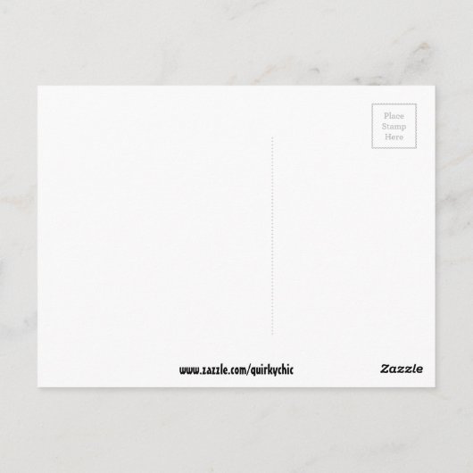 スペインのお土産 誕生日ポストカード 風景 ポストカード (裏面)