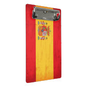 スペインのでグランジな旗 ミニクリップボード (アングル)