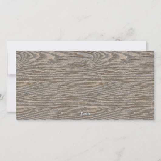 スペインので素朴な木製のトナカイのベージュNavidadの写真 シーズンカード (裏面)