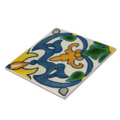 スペインので装飾的な陶磁器の写真のタイル タイル (側面)