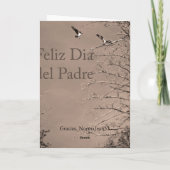スペインのなカードの父の日 カード (裏面)