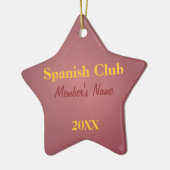 スペインのなクラブ、外国語クラブオーナメント セラミックオーナメント (左)