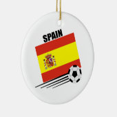 スペインのなサッカーチーム セラミックオーナメント (右)