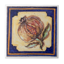 スペインのなザクロのタイル