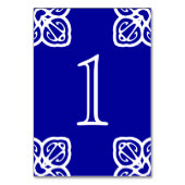 スペインのなタイルのテーブル数 テーブルナンバー (裏面)