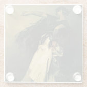 スペインのなダンサー、「El Jaleo」のための勉強、1882年 ガラスコースター (裏面)