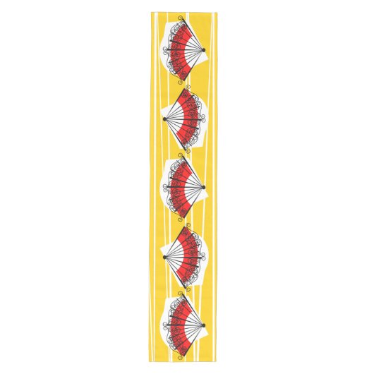 スペインのなファンのテーブルのランナー16 x 90 ミディアムテーブルランナー (正面)