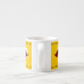 スペインのなファンのボーダートリオのエスプレッソ エスプレッソカップ (裏面)