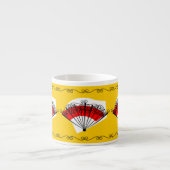 スペインのなファンのボーダートリオのエスプレッソ エスプレッソカップ (正面)