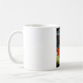 スペインのなフラメンコのダンサーのマグ コーヒーマグカップ (左)