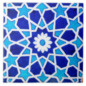 スペインのなブルースターの陶磁器の写真のタイル タイル (正面)