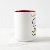 スペインのなベビー マグカップ (中央)