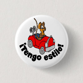 スペインのなボタン- "¡のTengoのestilo! " 缶バッジ