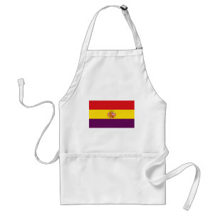 スペインのな共和党の旗- Bandera República España スタンダードエプロン