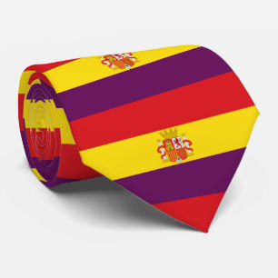スペインのな共和党の旗- Bandera República España ネクタイ