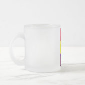 スペインのな共和党の旗- Bandera República España フロストグラスマグカップ (左)