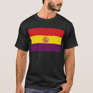 スペインのな共和党の旗- Bandera República España Tシャツ