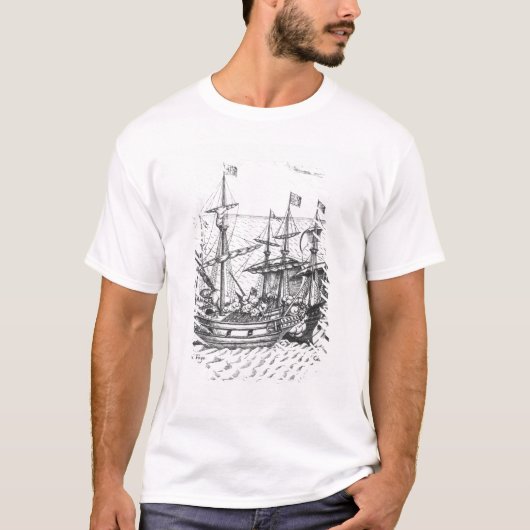 スペインのな宝舟 Tシャツ (正面)