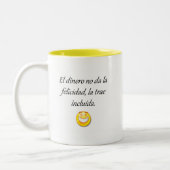 スペインのな引用文 ツートーンマグカップ (左)